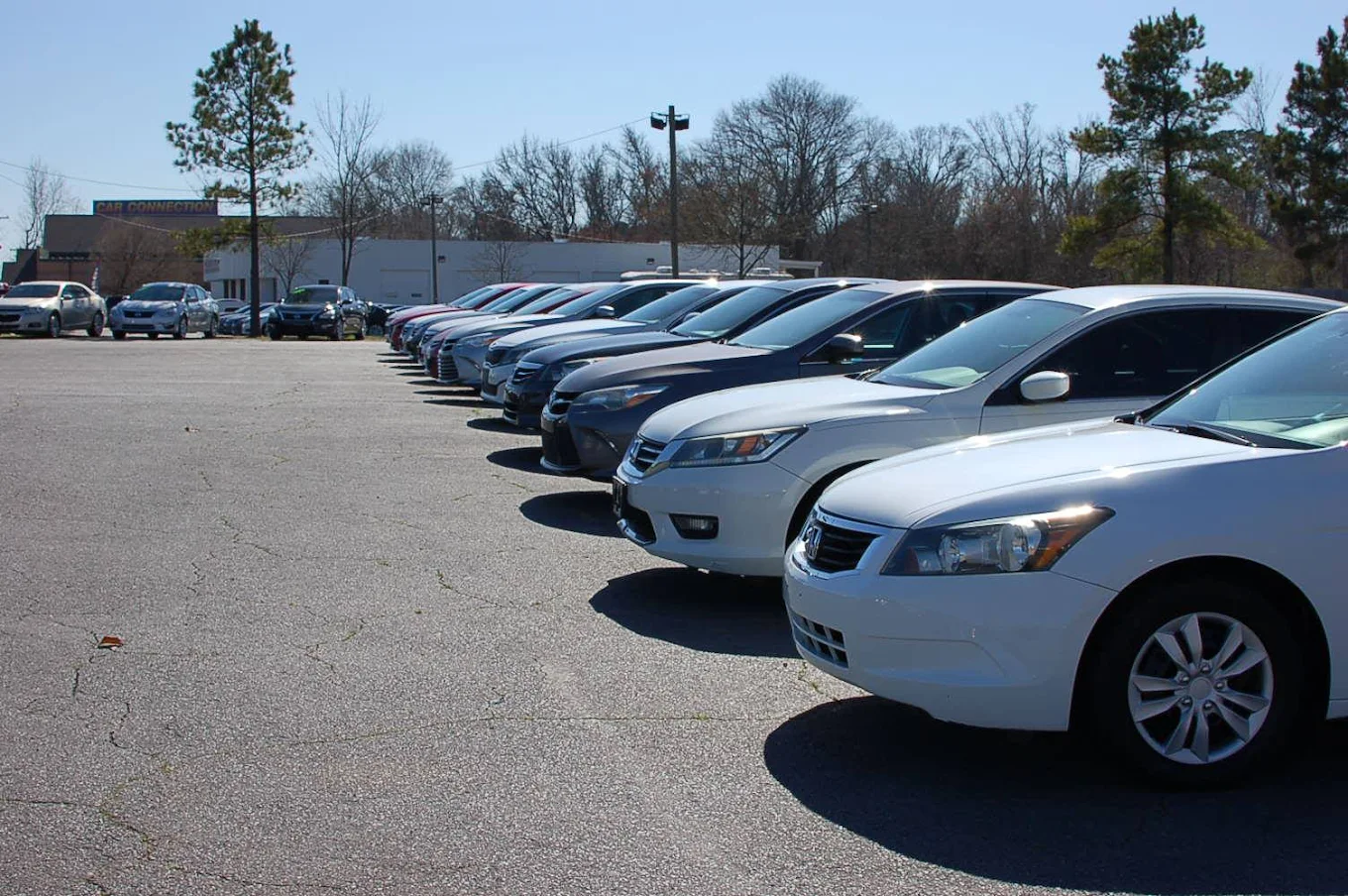New vehicle in the showroom